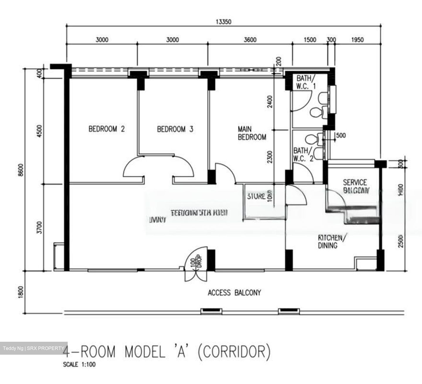 Blk 666 Eunos Damai Ville (Bedok), HDB 4 Rooms #441459831